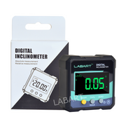 LABART Mini Digital Protractor with Magnetic Base Inclinometer Compact Angle Finder